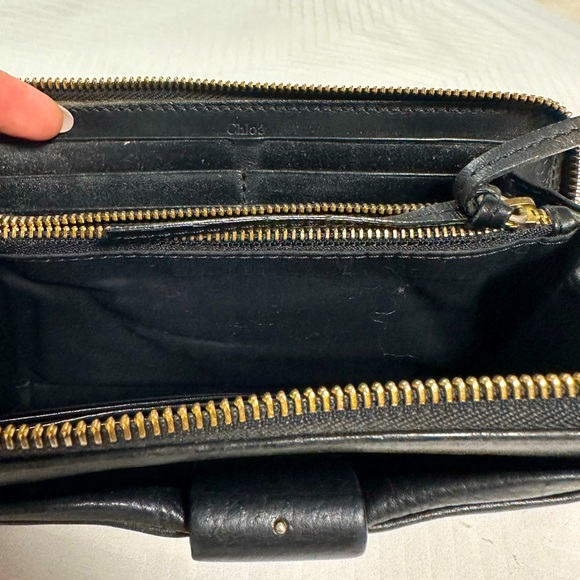 Chloe black leather clutch/Wallet! ✨👜